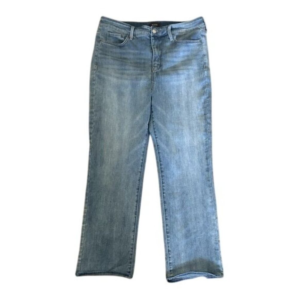 NYDJ Marilyn Afterglow Straight Denim Jeans, Sz 14 MATK8773